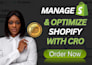 optimize shopify webshop with cro, fulfillment, SEO trending and shopify tool
